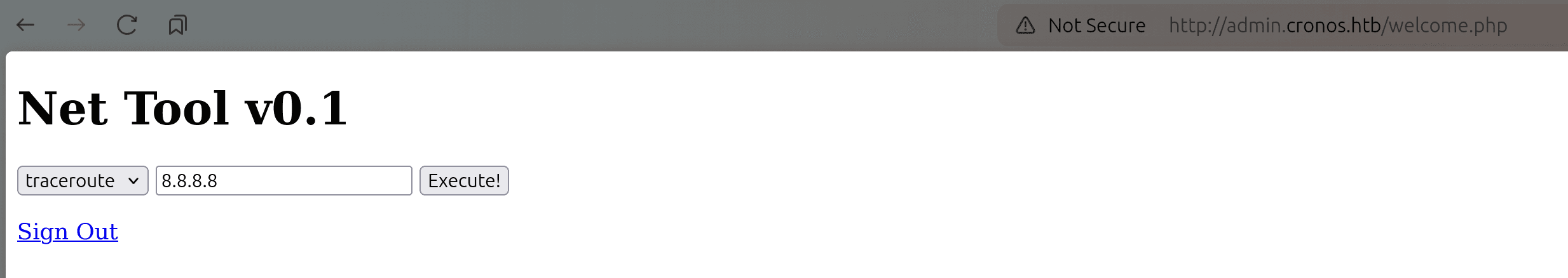 Admin panel