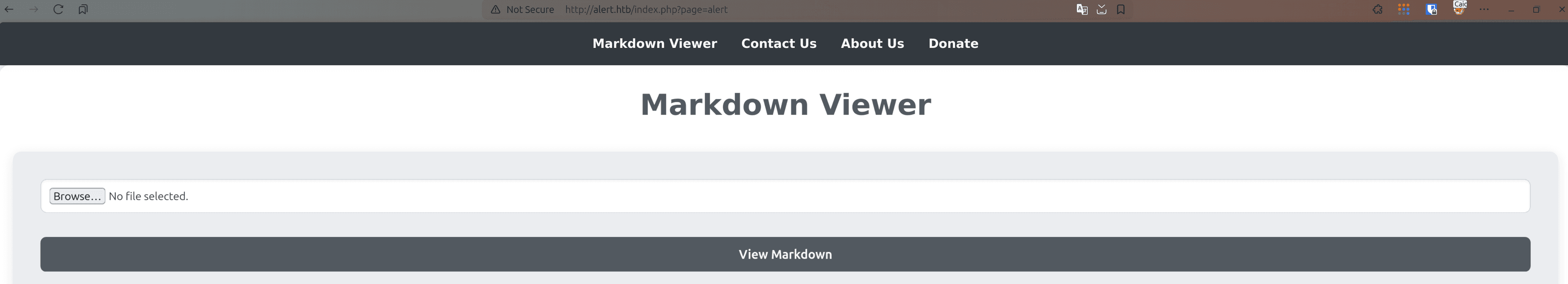 Website homepage