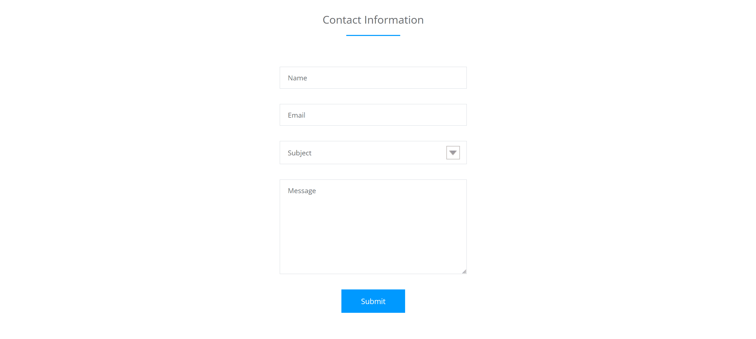 Contact form